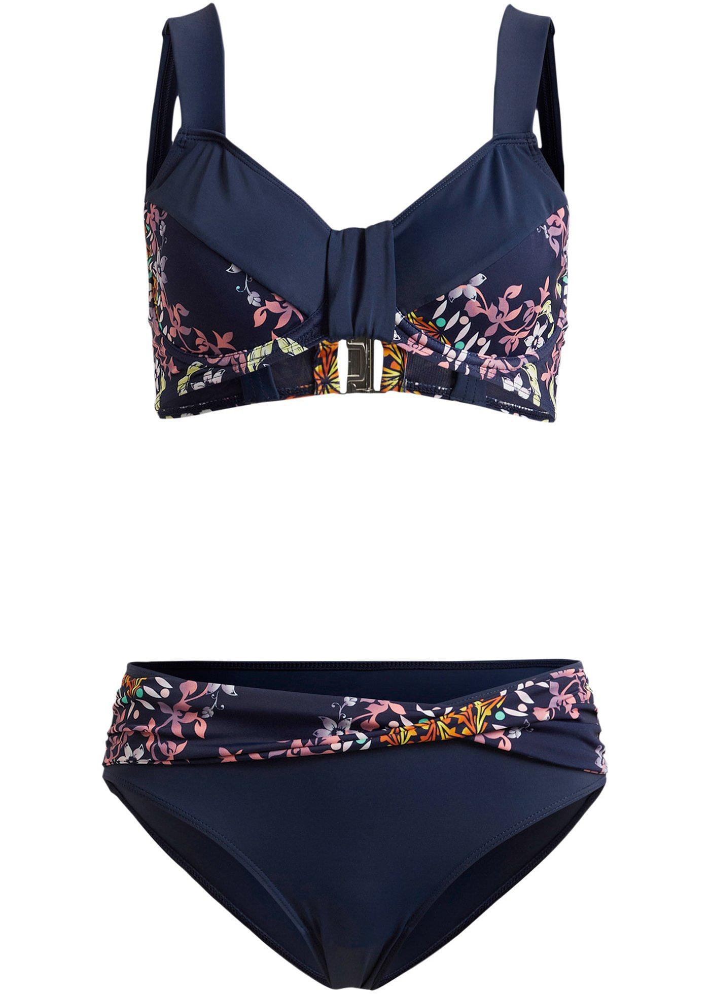 Bikini Minimiseur Imprim L Gant Bleu Fonc Paisley Bon C