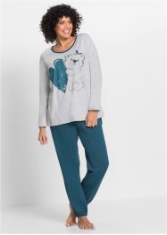 Pyjama avec coton, bpc bonprix collection