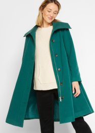 Manteau trapèze en imitation laine avec large col montant, bpc bonprix collection