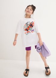 T-shirt et cycliste (ens. 2 pces) fille en coton, bpc bonprix collection
