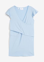 T-shirt de grossesse et d'allaitement à empiècement croisé, bpc bonprix collection