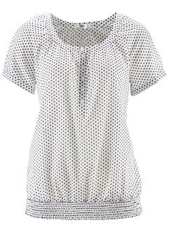 Blouse col rond, manches courtes, bpc bonprix collection Blouse col rond, manches courtes, bpc bonprix collection