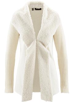 Gilet en maille avec synthétique imitation fourrure, bpc selection Gilet en maille avec synthétique imitation fourrure, bpc selection