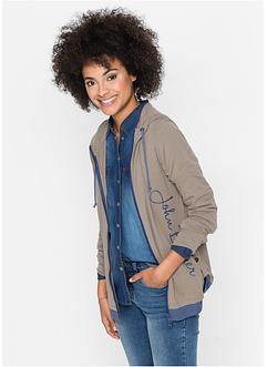 Gilet sweat-shirt imprimé, manches longues, John Baner JEANSWEAR Gilet sweat-shirt imprimé, manches longues, John Baner JEANSWEAR