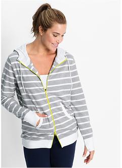 Veste sweat légère avec imprimé dos, manches longues, bpc bonprix collection Veste sweat légère avec imprimé dos, manches longues, bpc bonprix collection