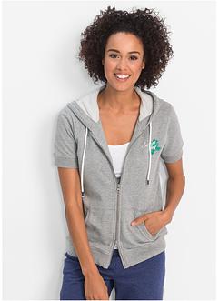 Gilet sweat-shirt à manches courtes, bpc bonprix collection Gilet sweat-shirt à manches courtes, bpc bonprix collection