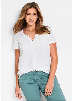 Blouse avec dentelle à l'avant, bpc bonprix collection Blouse avec dentelle à l'avant, bpc bonprix collection