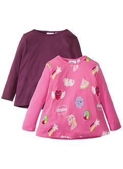 Lot de 2 T-shirts à manches longues, bpc bonprix collection Lot de 2 T-shirts à manches longues, bpc bonprix collection