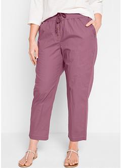 Pantalon extensible 7/8 effet paper touch avec taille côtelée, bpc bonprix collection Pantalon extensible 7/8 effet paper touch avec taille côtelée, bpc bonprix collection