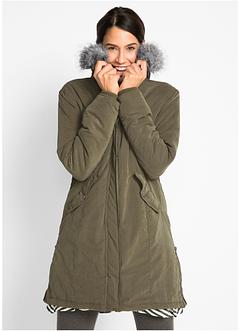 Parka avec intérieur en synthétique imitation fourrure douillette, bpc bonprix collection Parka avec intérieur en synthétique imitation fourrure douillette, bpc bonprix collection