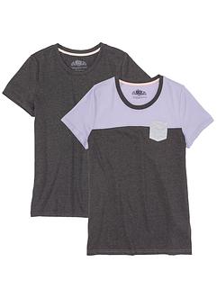 Lot de 2 T-shirts manches courtes, bpc bonprix collection Lot de 2 T-shirts manches courtes, bpc bonprix collection