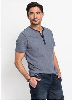 T-shirt col Henley à rayures Regular Fit, John Baner JEANSWEAR T-shirt col Henley à rayures Regular Fit, John Baner JEANSWEAR