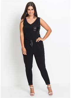 Combinaison en jersey avec poche paillettée, BODYFLIRT Combinaison en jersey avec poche paillettée, BODYFLIRT