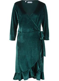 Robe portefeuille en velours - designed by Maite Kelly, bpc bonprix collection Robe portefeuille en velours - designed by Maite Kelly, bpc bonprix collection