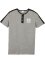 T-shirt col tunisien Slim Fit, manches courtes, John Baner JEANSWEAR