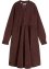 Robe coupe trapèze en velours côtelé avec poches, longueur genou, bpc bonprix collection