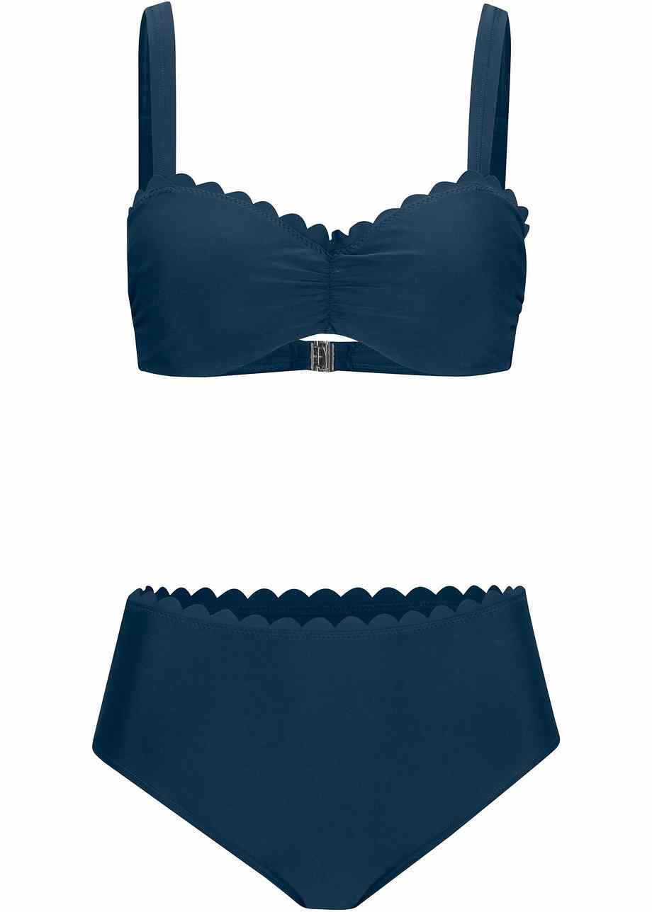 Bikini L Gant Armatures Avec D Coupe Laser Ens Pces Bleu