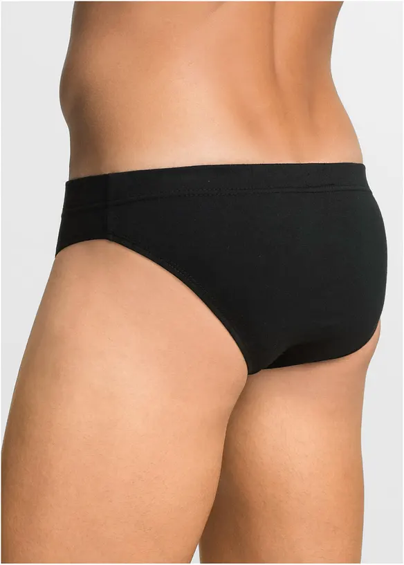 Lot de 5 slips en coton doux, bonprix