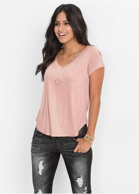 T-shirt en viscose douce, bonprix