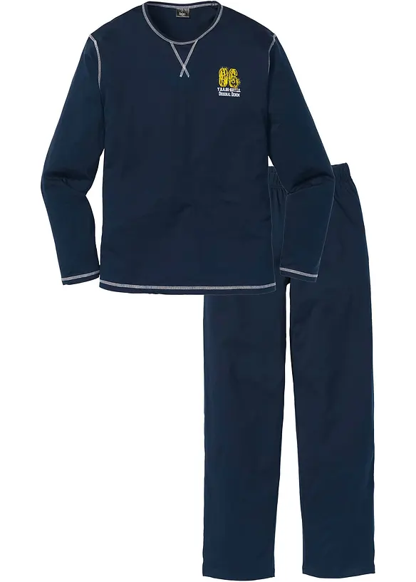Pyjama 100% coton à manches longues, bonprix