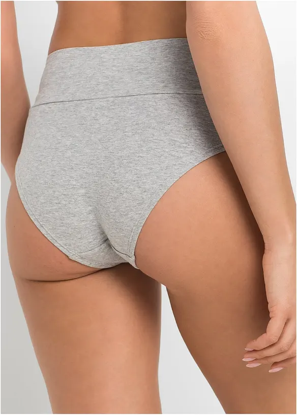 Lot de 3 culottes de grossesse coton, bonprix