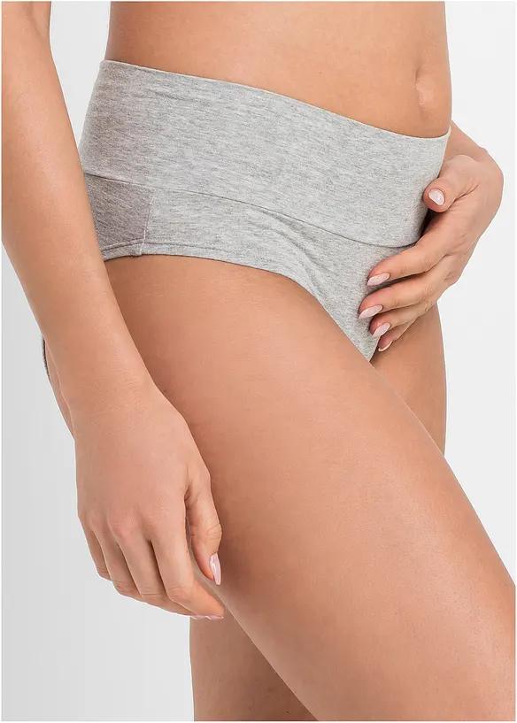 Lot de 3 culottes de grossesse coton, bonprix