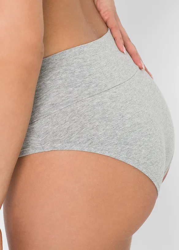 Lot de 3 culottes de grossesse coton, bonprix