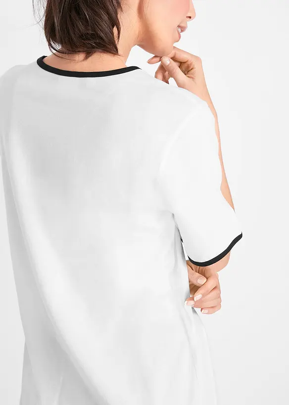 Lot de 2 T-shirts longs, bonprix