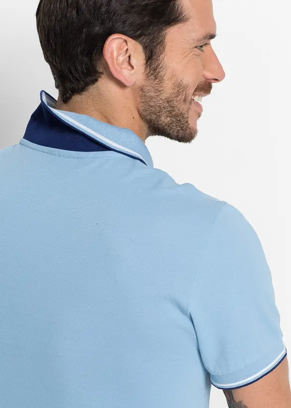 Polo en maille piquée 100% coton, bonprix