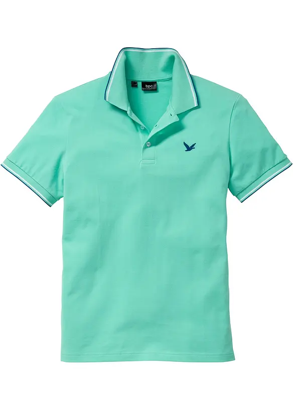 Polo en maille piquée 100% coton, bonprix