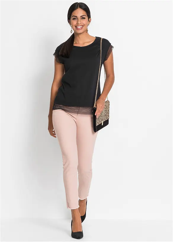 T-shirt boxy en coton, bonprix