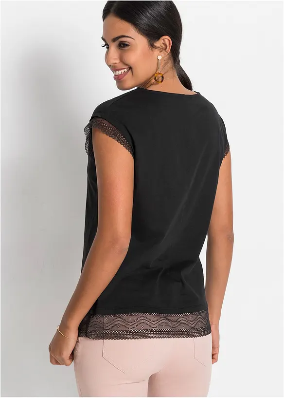 T-shirt boxy en coton, bonprix