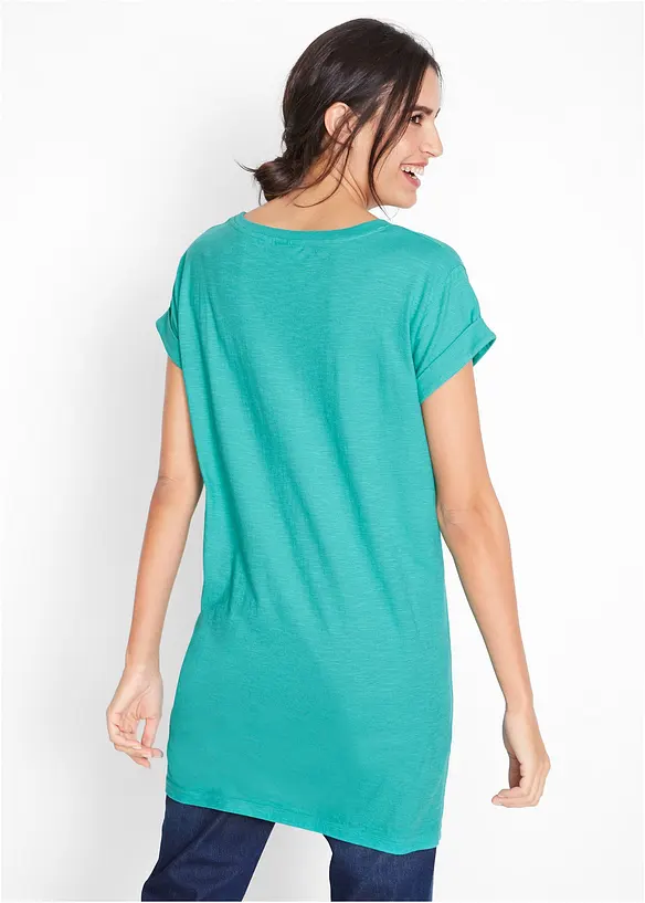 T-shirt long et boxy à manches courtes, bonprix