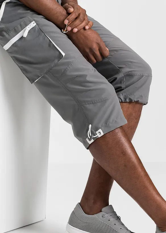 Pantalon 3/4 microfibre, bonprix