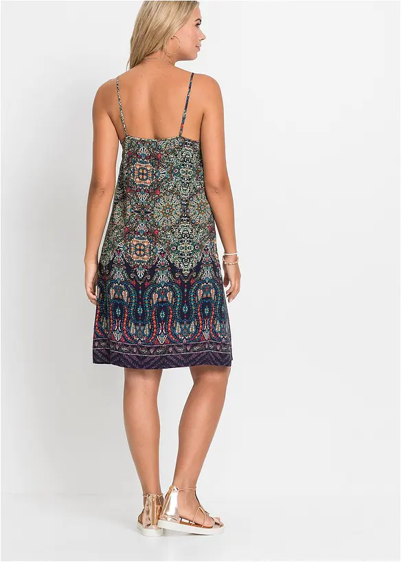 Robe à bretelles en viscose fluide, bonprix