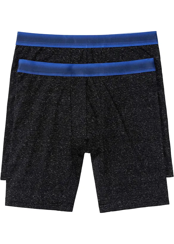 Lot de 2 boxers longs coton, bonprix