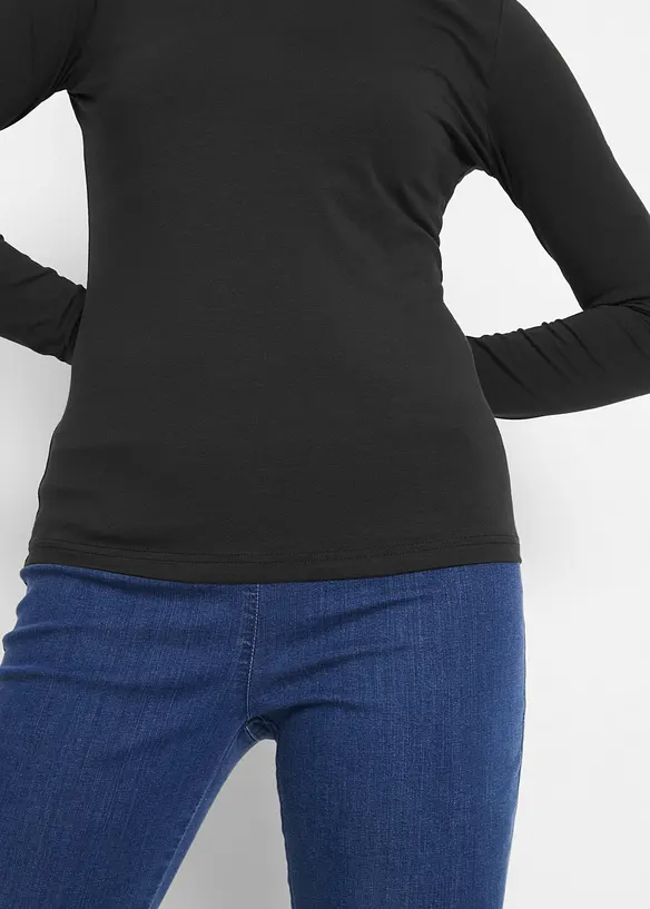 Sous-pull coton à col roulé, bonprix