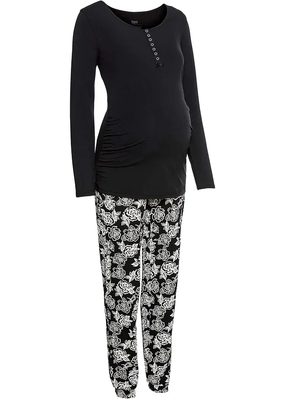 Pyjama de grossesse/d'allaitement en coton, bonprix