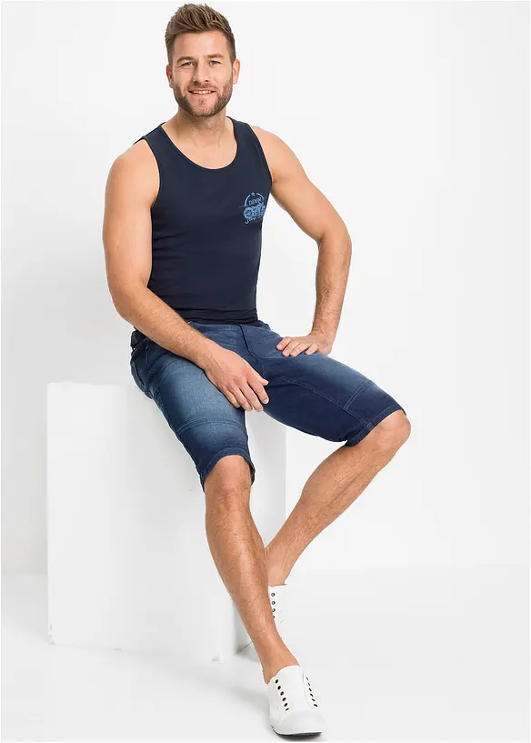 Lot de 3 débardeurs 100% coton, bonprix