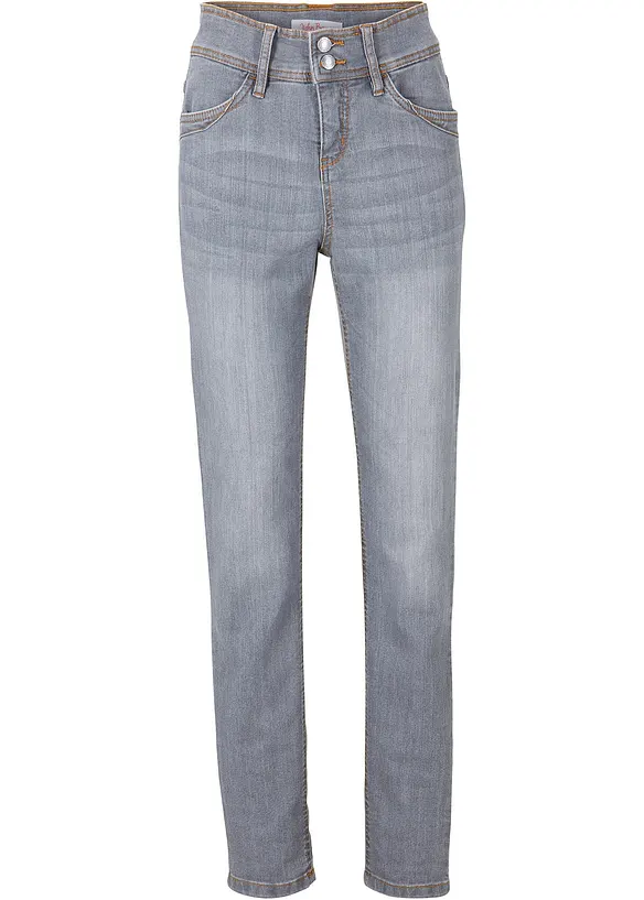 Jean slim taille haute extensible et confortable, bonprix