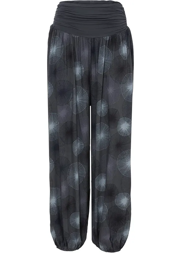 Pantalon taille élastiquée en viscose douce, bonprix
