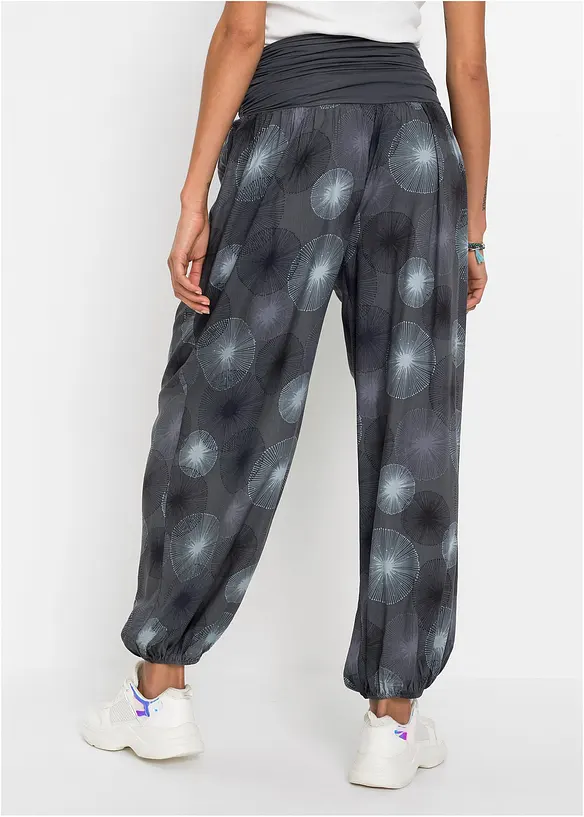 Pantalon taille élastiquée en viscose douce, bonprix