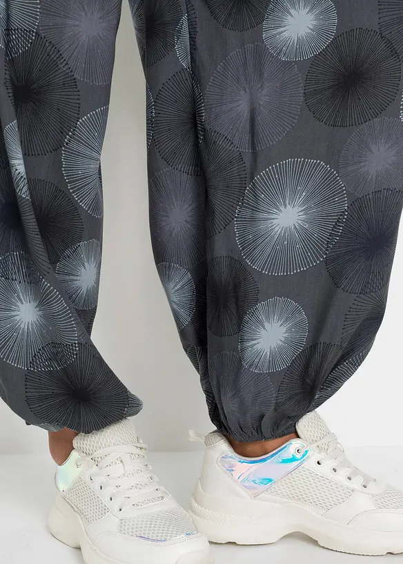 Pantalon taille élastiquée en viscose douce, bonprix