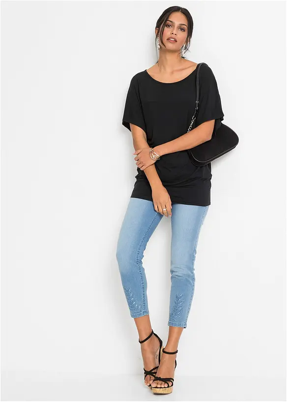 T-shirt en viscose mélangée, bonprix