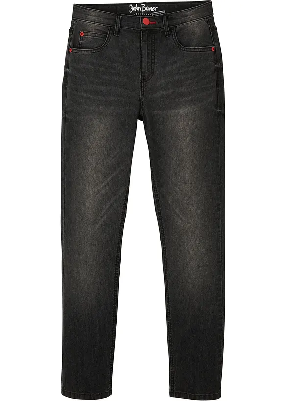 Jean garçon avec délavage cool, Slim Fit, John Baner JEANSWEAR