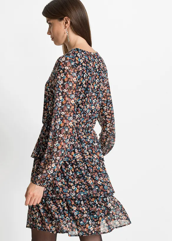 Robe courte en mesh, bonprix
