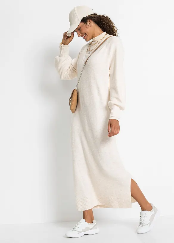 Robe oversize en maille, bonprix
