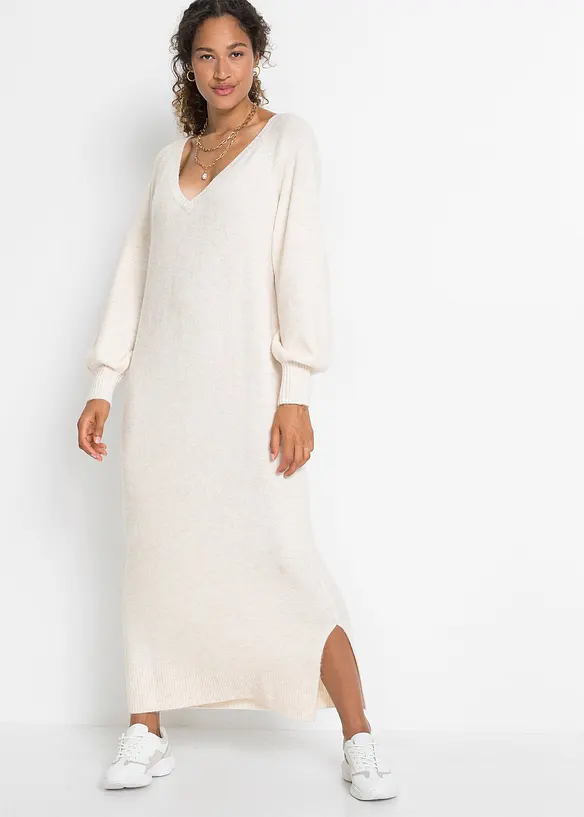 Robe oversize en maille, bonprix
