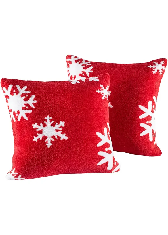 Couverture douillette avec flocons de neige, bonprix