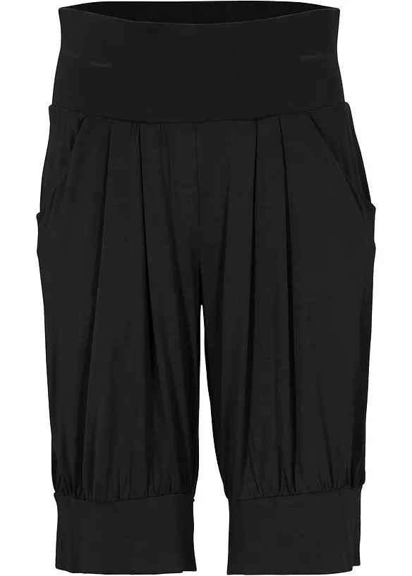 Bermuda sarouel en viscose mélangée, bonprix